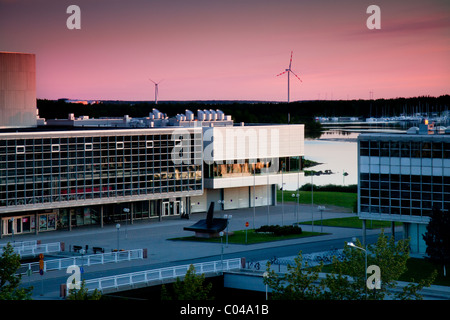 Girato a Oulu FINLANDIA a 11:30 in serata. Foto Stock