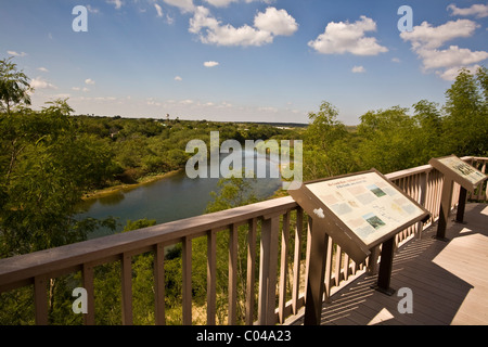 Roma Bluffs mondo Birding Center, Roma, Texas Foto Stock