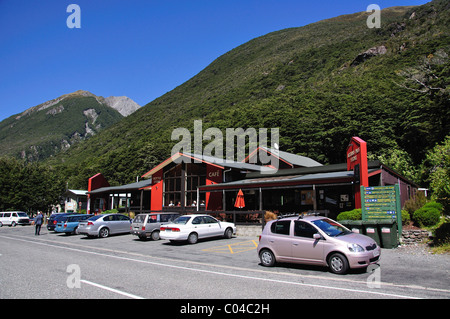 Arthur's Pass Store & Cafe, Arthur's Pass National Park, Canterbury, Isola del Sud, Nuova Zelanda Foto Stock