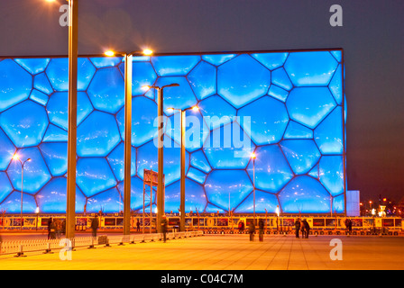 Beijing National Aquatics Centre, il Water Cube Foto Stock