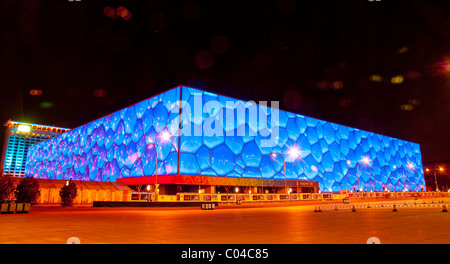 Beijing National Aquatics Centre, il Water Cube Foto Stock