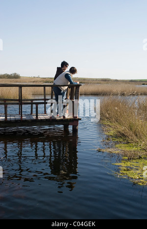 Parque Nacional de Las Tablas de Daimiel , Ciudad Real, Castilla La Mancha, in Spagna Foto Stock