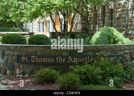 San Tommaso Apostolo è una parrocchia romano cattolica nella diocesi di Lansing Foto Stock