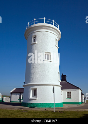 Faro di Nash punto, Vale of Glamorgan Foto Stock