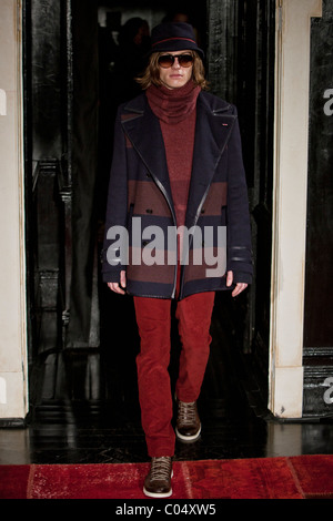 Tommy Hilfiger Mens 2011 autunno inverno pista presentazione alla settimana della moda di New York Foto Stock