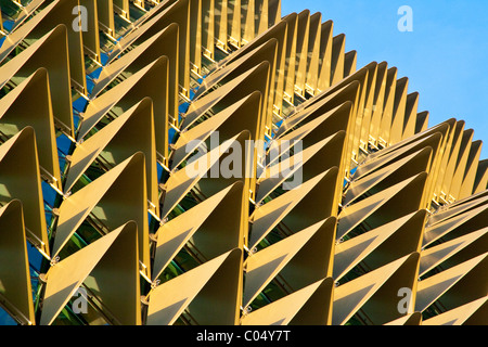 Esplanade, Singapore, Close Up dettaglio Foto Stock