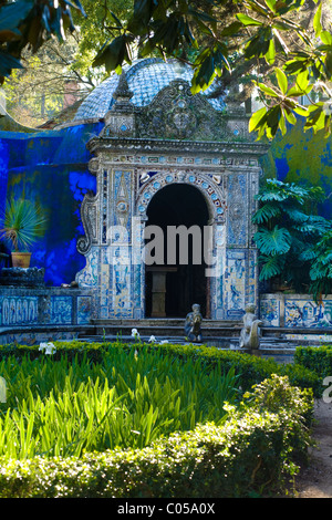 Nei giardini presso il Palacio Fronteira, Lisbona, Portogallo Foto Stock