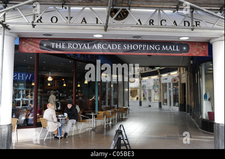 Il Royal Arcade negozi a Worthing West Sussex Regno Unito Foto Stock