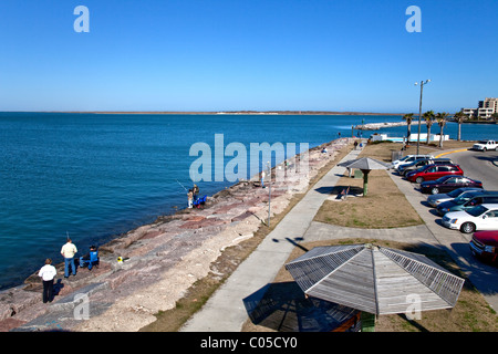 Roberts Point Park, persone di pesca, Foto Stock