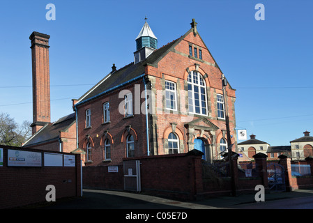 Il precoce Coleham vittoriana stazione di pompaggio,situato nella strada Longden Shrewsbury è ora un museo. Foto Stock