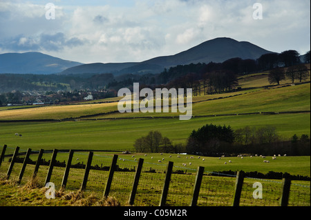 Pentland Hills vicino al West Linton, Scottish Borders Foto Stock