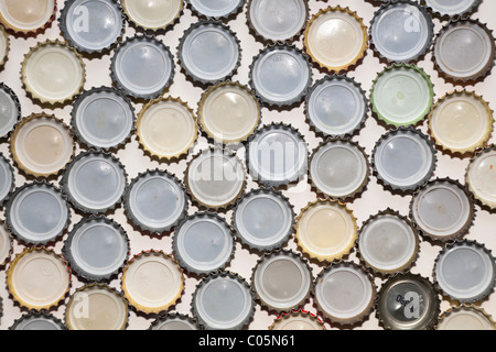 Birra corona i tappi di bottiglia, REGNO UNITO Foto Stock