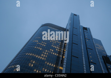 Rondo 1 ufficio moderno edificio del centro di Varsavia POLONIA Foto Stock