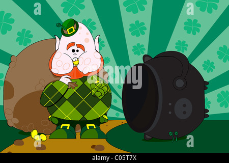 Avidi Leprechaun Foto Stock