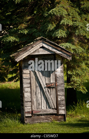 Fuori casa nel Northwoods del Wisconsin. Foto Stock