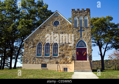 Il Monte Tabor Regno Chiesa Metodista 13801 Oldtown Road SE Cumberland Maryland fondata nel 1949 Foto Stock