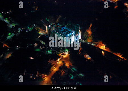 Vista aerea, LWL Industrial Museum, nave Henrichenburg lift, Waltrop, Extraschicht 2010, notte di cultura industriale, estate Foto Stock