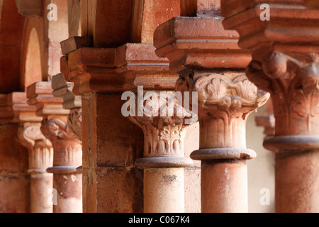 Chiostro della Chiesa Collegiata di San Pietro e Alexander, Aschaffenburg, bavarese Principale Inferiore, bassa Franconia, Franconia Foto Stock