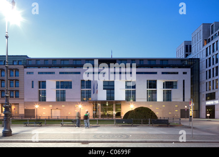 Ambasciata francese, Pariser Platz, Berlin-Mitte, Berlino, Germania, Europa Foto Stock