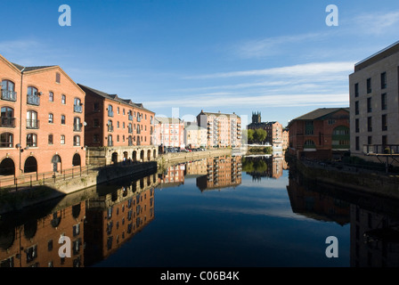 Il Brewery Wharf, Leeds, West Yorkshire, Inghilterra. Foto Stock