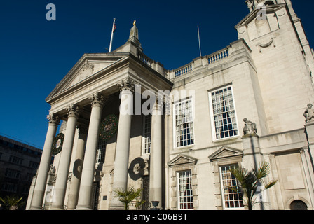 La sala civica, Leeds, West Yorkshire, Inghilterra. Foto Stock