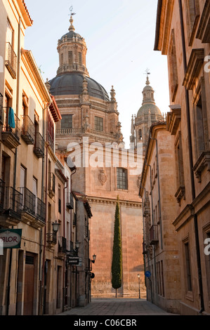 Calle Libreros, Clerecía Chiesa, Salamanca, Vecchia Castiglia, Castilla-León, Spagna, Europa Foto Stock