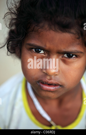 Ragazza Andhra Pradesh in India del Sud Foto Stock