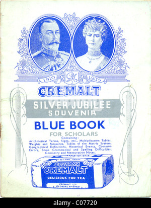 Silver Jubilee Souvenir opuscolo pubblicitario pane Cremalt Foto Stock