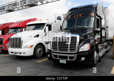 Carrelli in un parcheggio, San Francisco, California, USA, America del Nord Foto Stock