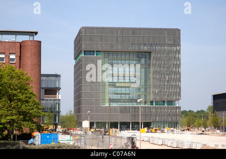 ThyssenKrupp quartier generale, area Kruppguertel, Essen, Ruhrgebiet regione Renania settentrionale-Vestfalia, Germania, Europa Foto Stock