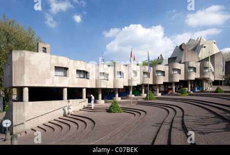 Nevigeser Wallfahrtsdom pellegrinaggio chiesa e monastero Neviges, Velbert, Renania settentrionale-Vestfalia, Germania, Europa Foto Stock