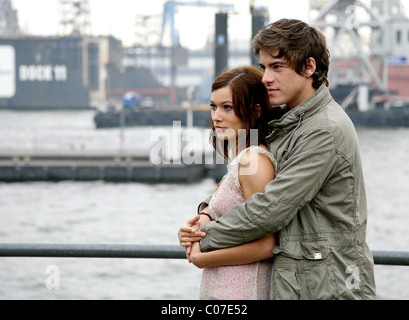 Tassa Sylta Wegmann,Philipp Danne, Photocall sul set di tedesco TV movie 'Italien im Herzen' Amburgo, Germania - 17.10.07 Foto Stock