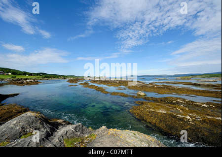 Per RV 17 coast road, Norvegia del Nord, Norvegia, Scandinavia, Europa Foto Stock