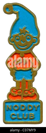 Noddy di smalto Club badge, 1962. Noddy è apparso per la prima volta in un libro del 1949 per autore Enid Chelmsford. Foto Stock