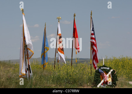 Battaglia di Little Bighorn Foto Stock