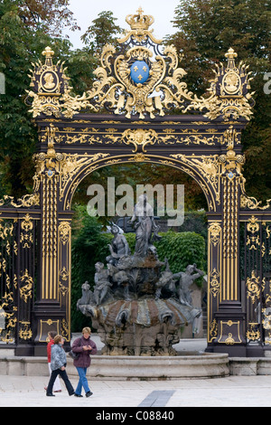 Place Stanislas di Nancy, Lorena, Francia. Foto Stock