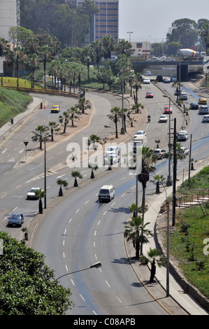Scena stradale, Miraflores, Lima, Perù, Sud America Foto Stock