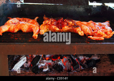 Barbecue cucina caraibi tikinchic in Riviera Maya Foto Stock