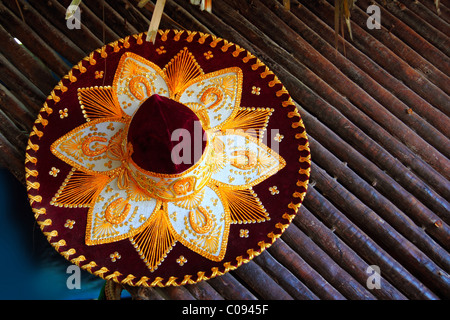 Bella charro mariachi hat icona messicana dal Messico Foto Stock