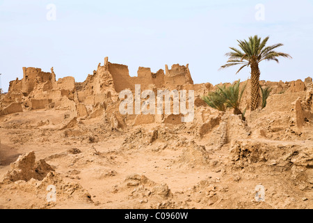 Rovine di Germa, capitale medievale dei Garamanti, Libia, Sahara, Africa Settentrionale, Africa Foto Stock