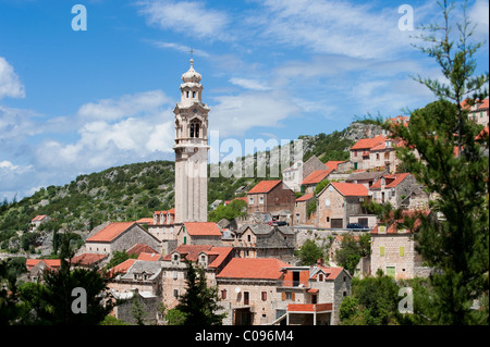 Lozisca, isola di Brac, Croazia, Europa Foto Stock