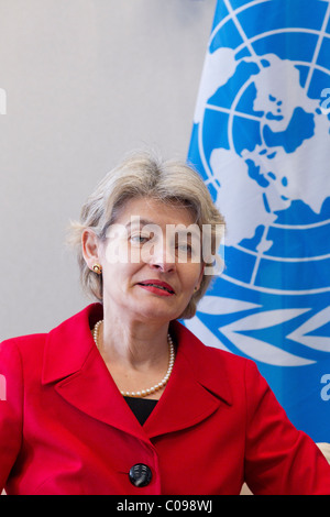 Irina Bokova, direttore generale dell'UNESCO, Foto Stock