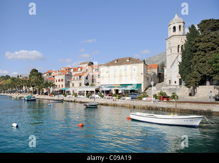 Città portuale di Cavtat, Croazia, Europa Foto Stock