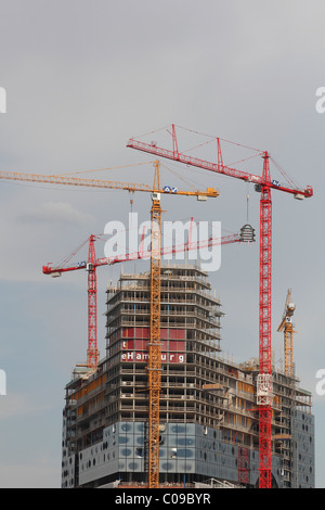 Cerimonia di copertura della Elbphilharmonie philharmonic hall, Amburgo, Germania, Europa Foto Stock