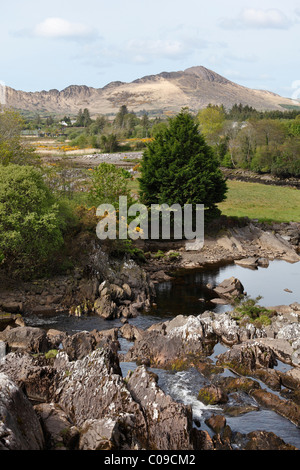 Creek in Sneem, Ring of Kerry County Kerry, Irlanda Isole britanniche, Europa Foto Stock