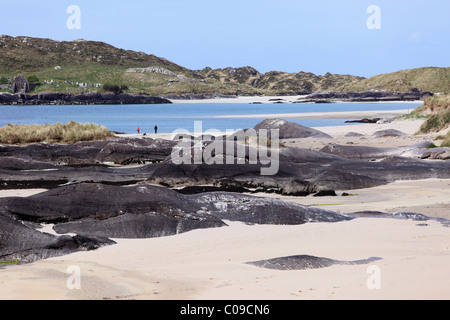 Il Derrynane Bay, Il Derrynane National Park, Ring of Kerry County Kerry, Irlanda Isole britanniche, Europa Foto Stock