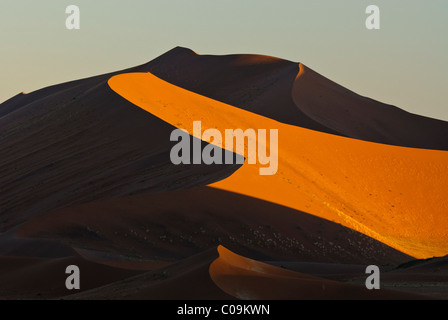 Sossusvlei dunes parco Nauklift in Namibia. Foto Stock