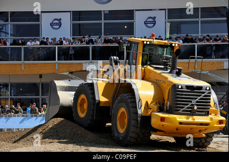 VOLVO escavatore, Bauma 2010 Fiera specializzata per la costruzione di macchinari, Messe la fiera di Monaco di Baviera, Monaco di Baviera, Germania, Europa Foto Stock