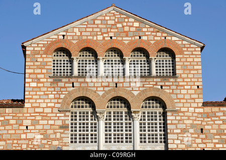 Navata della chiesa di San Demetrio o Hagios Demetrio, Salonicco, Calcidica, Macedonia, Grecia, Europa Foto Stock