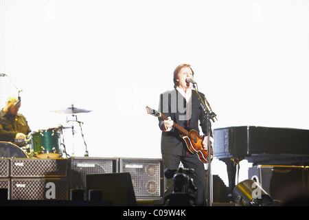 Paul Mc Cartney, giocare al River Plate Stadium di Buenos Aires, Argentina al 'Up e prossimi tour 2010" Foto Stock